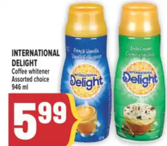 Marché Adonis INTERNATIONAL DELIGHT COFFEE WHITENER offer