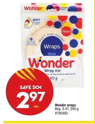 Giant Tiger Wonder wraps offer