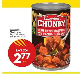 Giant Tiger Campbell's Chunky soup offer