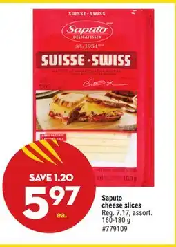 Giant Tiger Saputo cheese slices offer