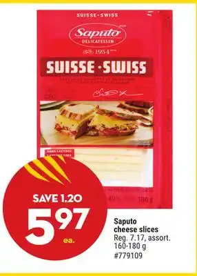 Giant Tiger Saputo cheese slices offer