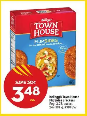 Giant Tiger Kellogg's Town House FlipSides crackers offer