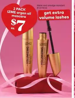 Giant Tiger IZME argan oil mascara offer