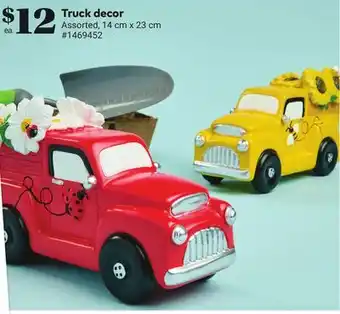 Giant Tiger Truck decor offer