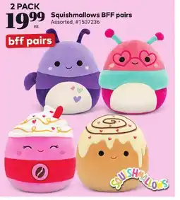 Giant Tiger Squishmallows BFF pairs offer