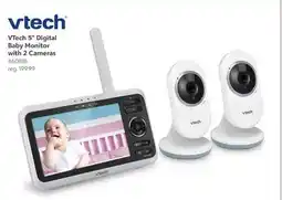 Babies 'R' Us VTech 5 Digital Baby Monitor with 2 Cameras offer