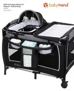 Babies 'R' Us MUV Lil Snooze Deluxe III Playard - Oxford Grey offer