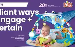 Babies 'R' Us Disney Baby Mr. Ray Ocean Lights Activity Gym offer