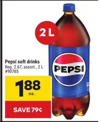 Giant Tiger Pepsi soft drinks offer