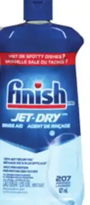 Giant Tiger Finish Jet Dry rinse aid offer