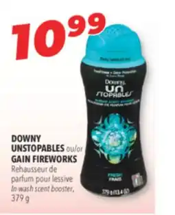 Familiprix DOWNY UNSTOPABLES or GAIN FIREWORKS In-wash scent booster, 379 g offer