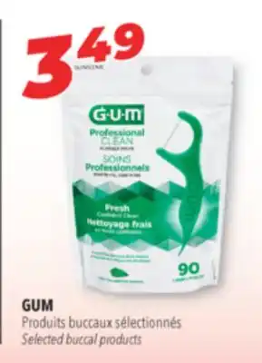 Familiprix GUM, Selected buccal products offer