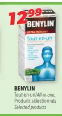 Familiprix BENYLIN All-in-one, Selected products offer