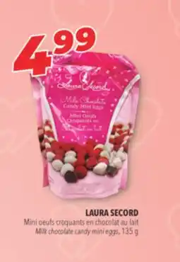 Familiprix LAURA SECORD, Milk chocolate candy mini eggs, 135 g offer