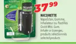 Familiprix NICORETTE Quick Mist, Gum, Inhaler or Lozenges, selected products offer