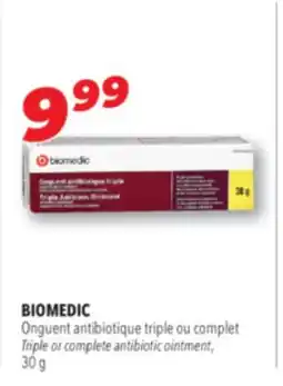 Familiprix BIOMEDIC Triple or complete antibiotic ointment, 30 g offer