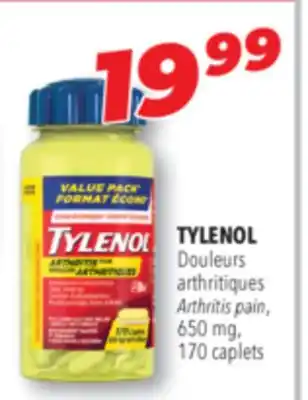 Familiprix TYLENOL Arthritis pain, 650 mg, 170 caplets offer