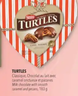 Familiprix TURTLES Milk chocolate with smooth caramel and pecans, 183 g offer