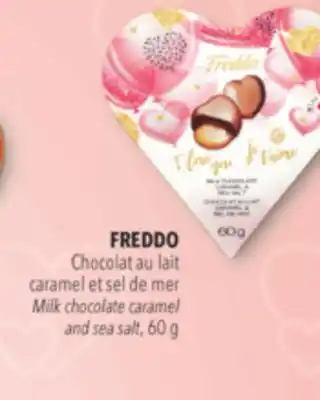 Familiprix FREDDO Milk chocolate caramel and sea salt, 60 g offer