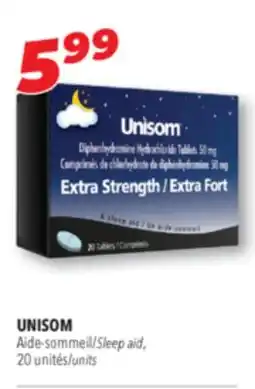 Familiprix UNISOM Sleep aid offer