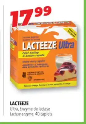 Familiprix LACTEEZE Lactase enzyme, 40 caplets offer