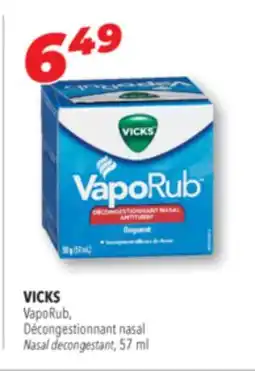 Familiprix VICKS Nasal decongestant, 57 ml offer