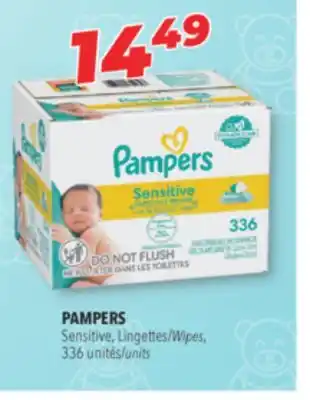 Familiprix PAMPERS Sensitive, Wipes 336 units offer