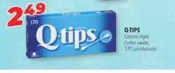 Familiprix Q-TIPS Cotton swabs, 170 units offer