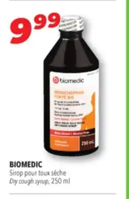 Familiprix BIOMEDIC Dry cough syrup, 250 ml offer