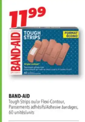 Familiprix BAND-AID, Tough Strips or Flexi-Contour, Adhesive bandages, 60 units offer