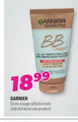 Familiprix GARNIER Selected facial care products offer