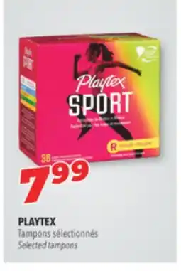 Familiprix PLAYTEX Selected tampons offer