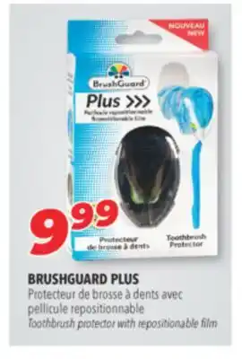 Familiprix BRUSHGUARD PLUS Toothbrush protector with repositionable film offer