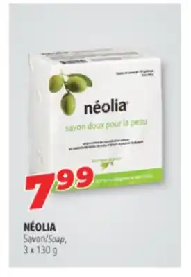 Familiprix NÉOLIA, Soap, 3 x 130 g offer