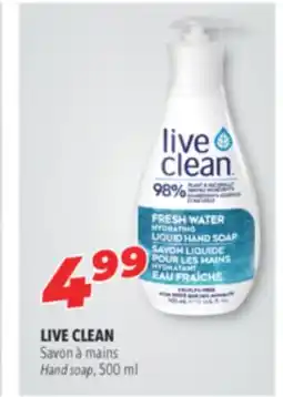 Familiprix LIVE CLEAN Hand soap, 500 ml offer