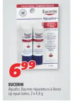 Familiprix EUCERIN, Lip repair balms, 2 X 4,8 g offer