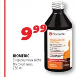 Familiprix BIOMEDIC Sirop pour toux sèche Dry cough syrup, 250 ml offer