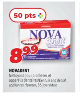 Familiprix NOVADENT Denture and dental appliances cleanser, 56 days offer