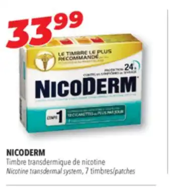 Familiprix NICODERM, Timbre Nicotine transdermal system, 7 patches offer