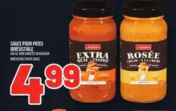 Metro SAUCE POUR PÂTES IRRÉSISTIBLE | IRRÉSISTIBLE PASTA SAUCE offer