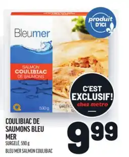 Metro COULIBIAC DE SAUMONS BLEU MER | BLEU MER SALMON COULIBIAC offer