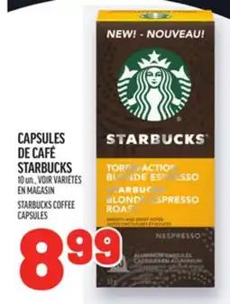 Metro CAPSULES DE CAFÉ STARBUCKS | STARBUCKS COFFEE CAPSULES offer