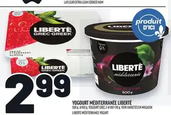 Metro YOGOURT MÉDITERRANÉE LIBERTÉ | LIBERTÉ MÉDITERRANÉE YOGURT offer