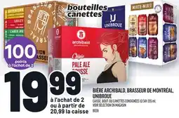 Metro BIÈRE ARCHIBALD, BRASSEUR DE MONTRÉAL, UNIBROUE | BEER offer