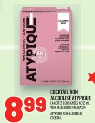 Metro COCKTAIL NON ALCOOLISÉ ATYPIQUE | ATYPIQUE NON-ALCOHOLIC COCKTAIL offer