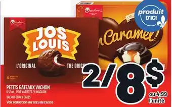 Metro PETITS GÂTEAUX VACHON | VACHON SNACK CAKES offer