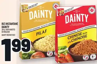 Metro RIZ INSTANTANÉ DAINTY | DAINTY INSTANT RICE offer