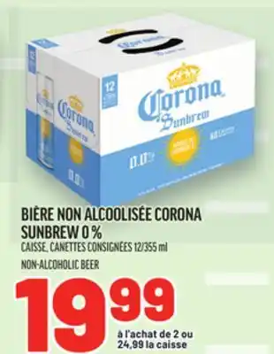 Metro BIÈRE NON ALCOOLISÉE CORONA SUNBREW 0 % | NON-ALCOHOLIC BEER offer