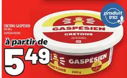 Metro CRETONS GASPÉSIEN | GASPÉSIEN CRETONS offer