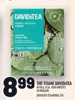 Metro THÉ-TISANE DAVIDSTEA | DAVIDSTEA TEA-HERBAL TEA offer